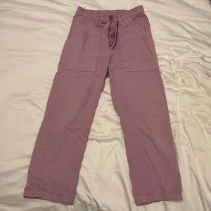 Big Bud Press Work Pants Lilac Size Small - small issues